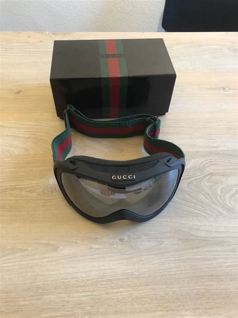 gucci ski goggles grailed|Gucci ski goggles black.